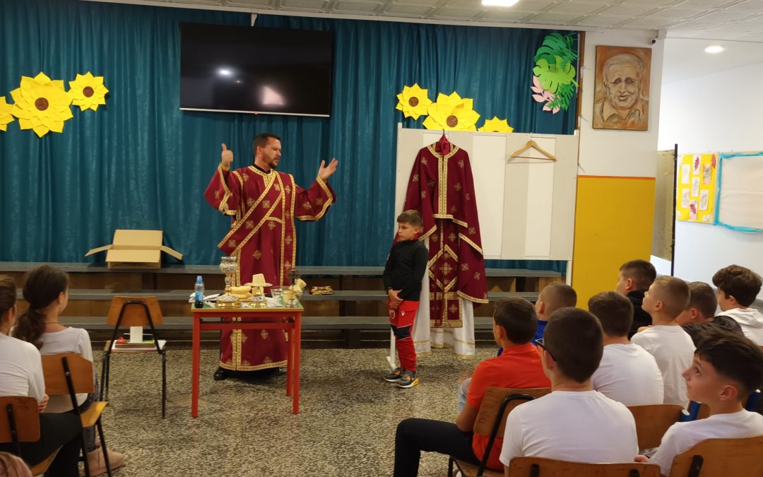 Практичан час Православне вјеронауке у 5. разреду